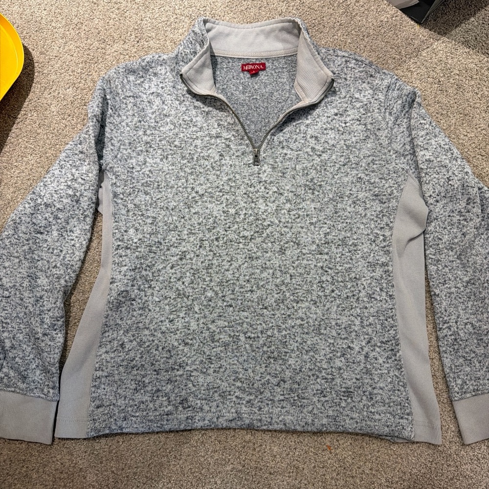 Merona Gray Half-Zip Sweater